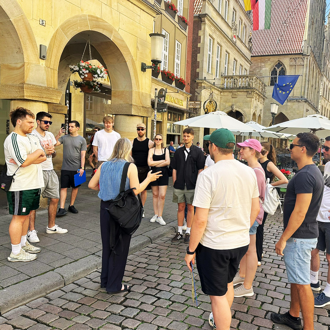 Beim Sommerworkshop 2026 in Münster verbrachten LHR, ENLITE und GROPAS ein gemeinsames Wochenende mit Teamgeist, Segeln, Stadtführung und Austausch.